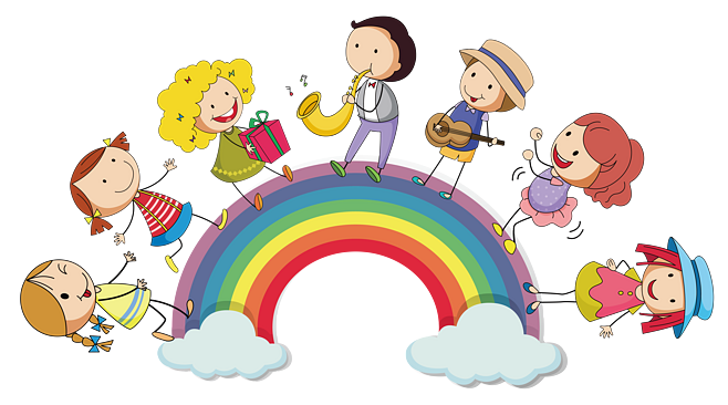 卡通儿童幼儿园插画 活泼女生形象与矢量素材的创意应用